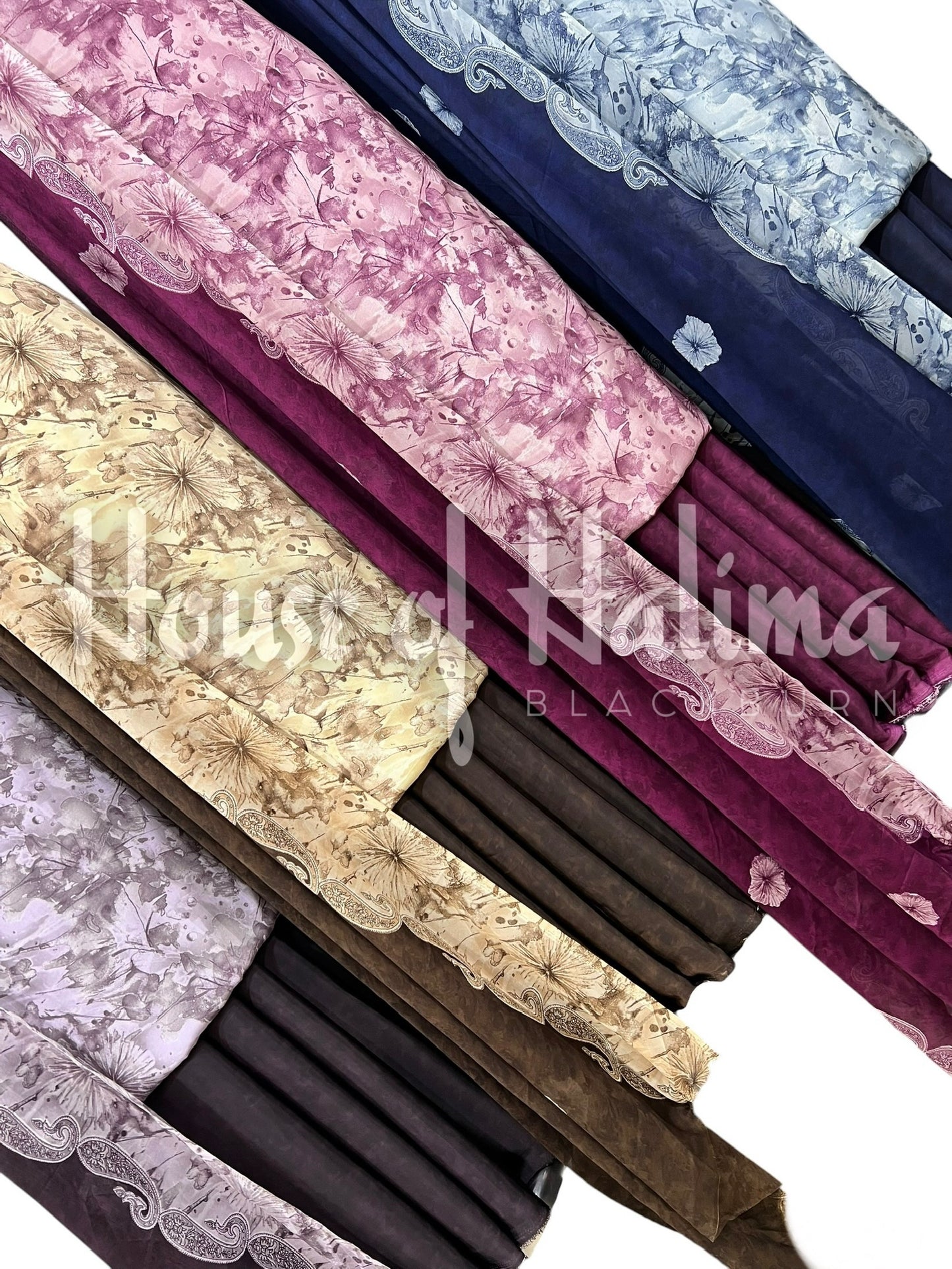 Premium quality french crepe print 3pcs