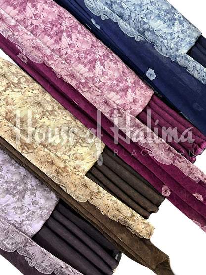 Premium quality french crepe print 3pcs