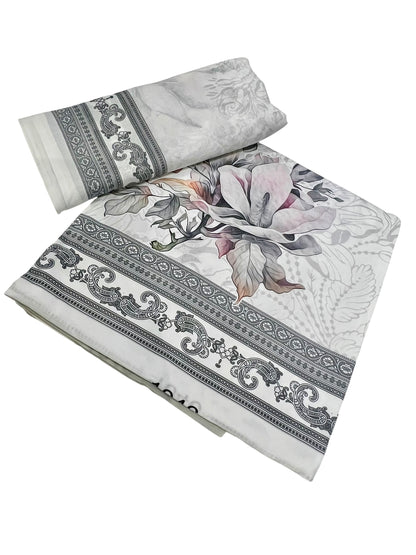 Printed cotton lawn 3pcs
