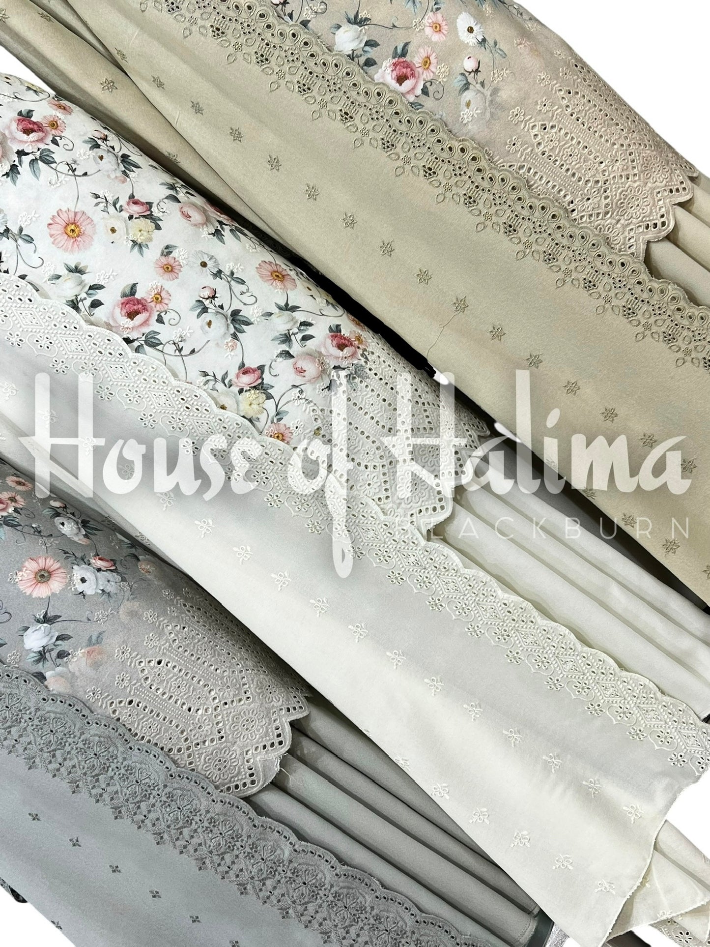 Embroidered alpines 3pcs