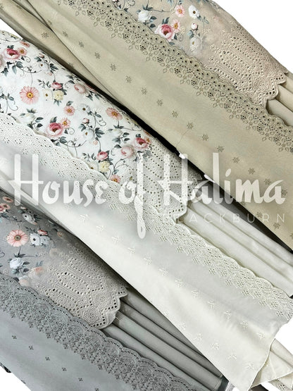 Embroidered alpines 3pcs