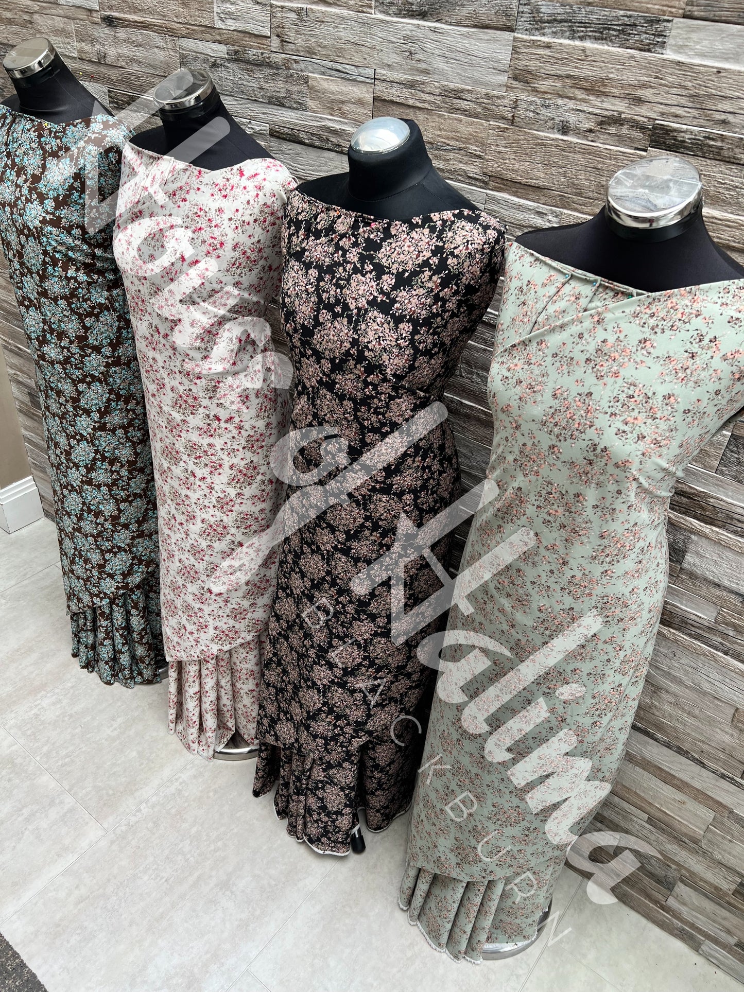 Powder touch print 2pcs