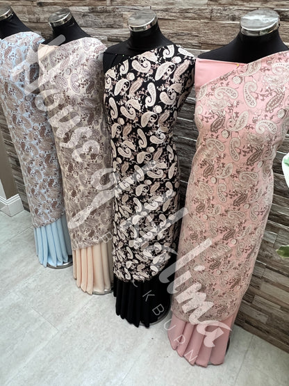 Indonesian georgette print 2pcs