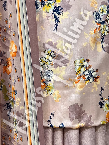 French crepe print 3pcs