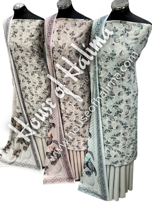 Embroidered alpines 3pcs