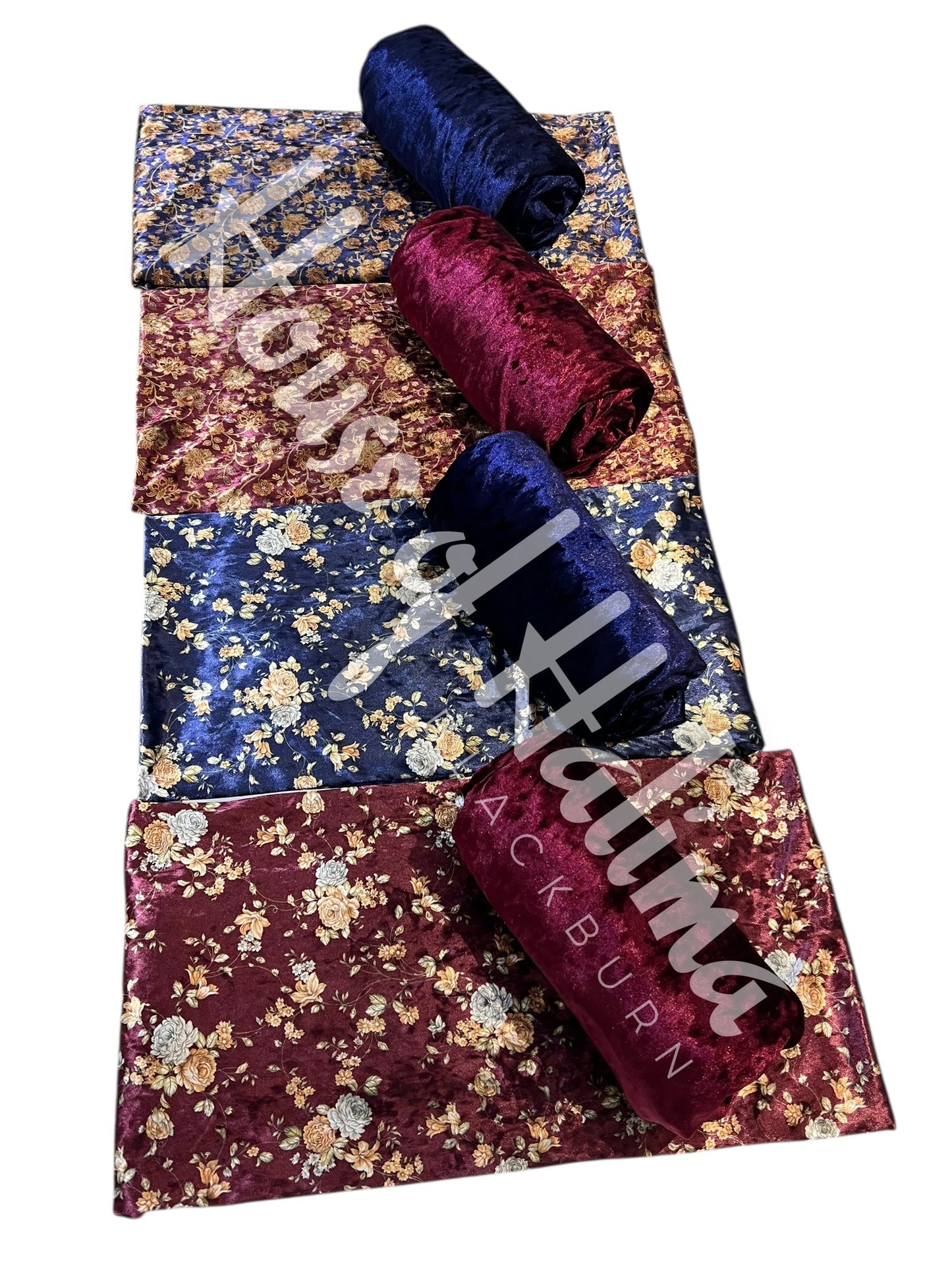 Printed velvet 2pcs (PRV-1)