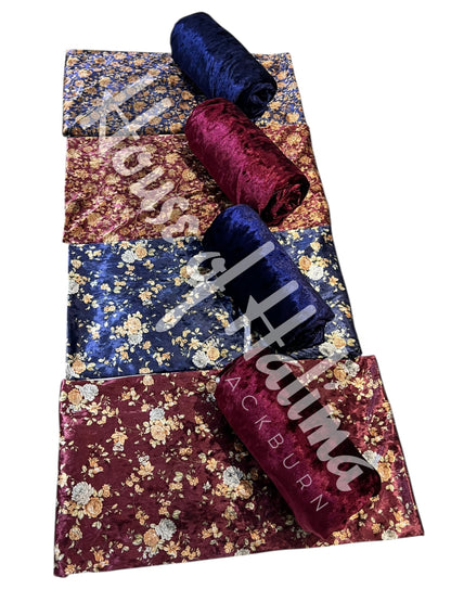 Printed velvet 2pcs (PRV-1)