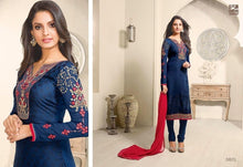 Vishal Plachi Broshia 4 Piece Suit with Embroidered Sleeves and Chiffon Dupatta