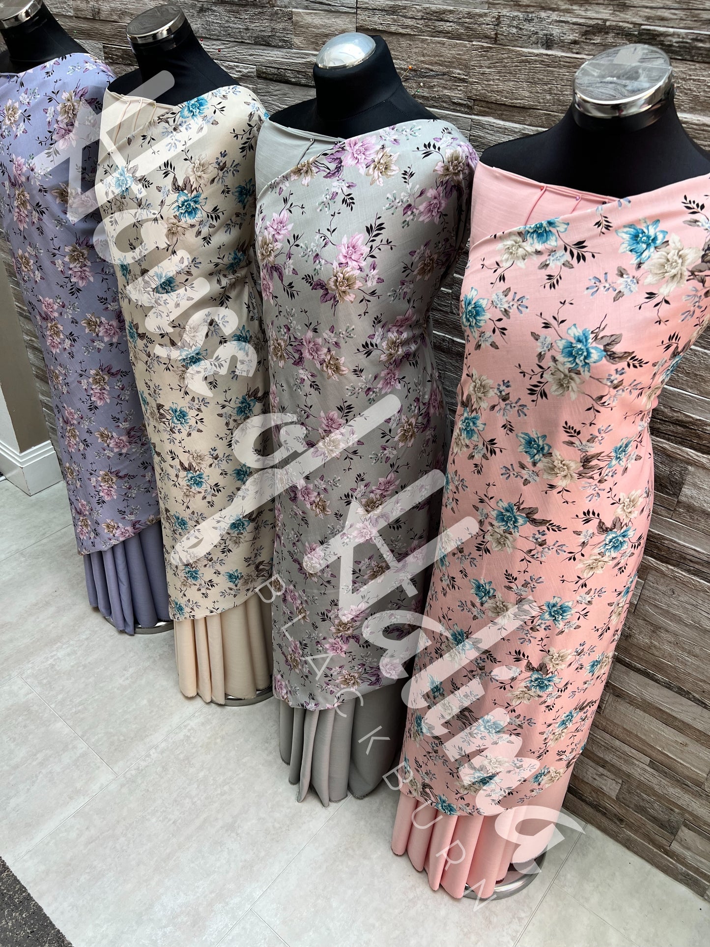 Lilan slub print 2pcs
