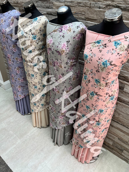 Lilan slub print 2pcs