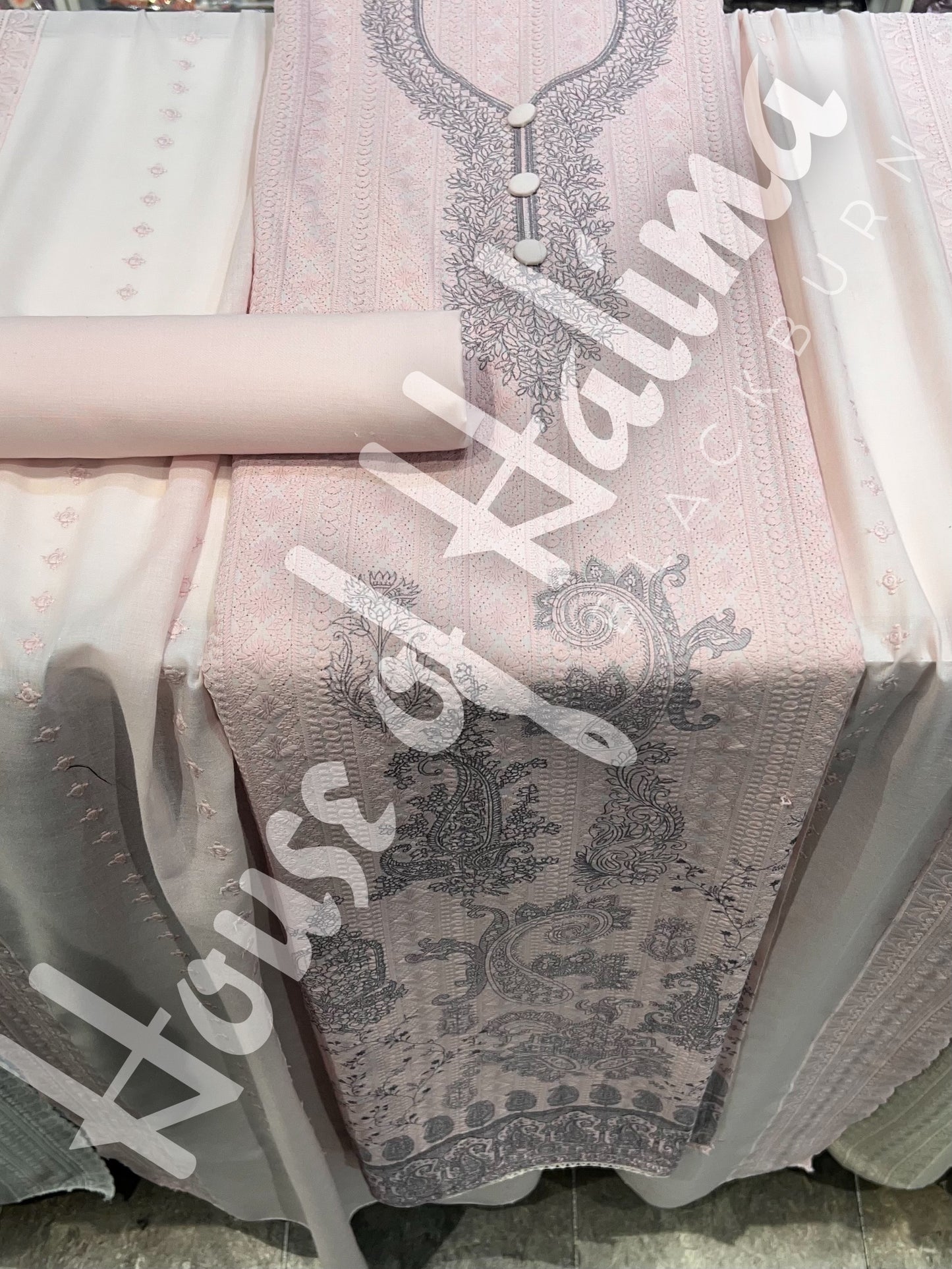 Chikankari cottons 3pcs