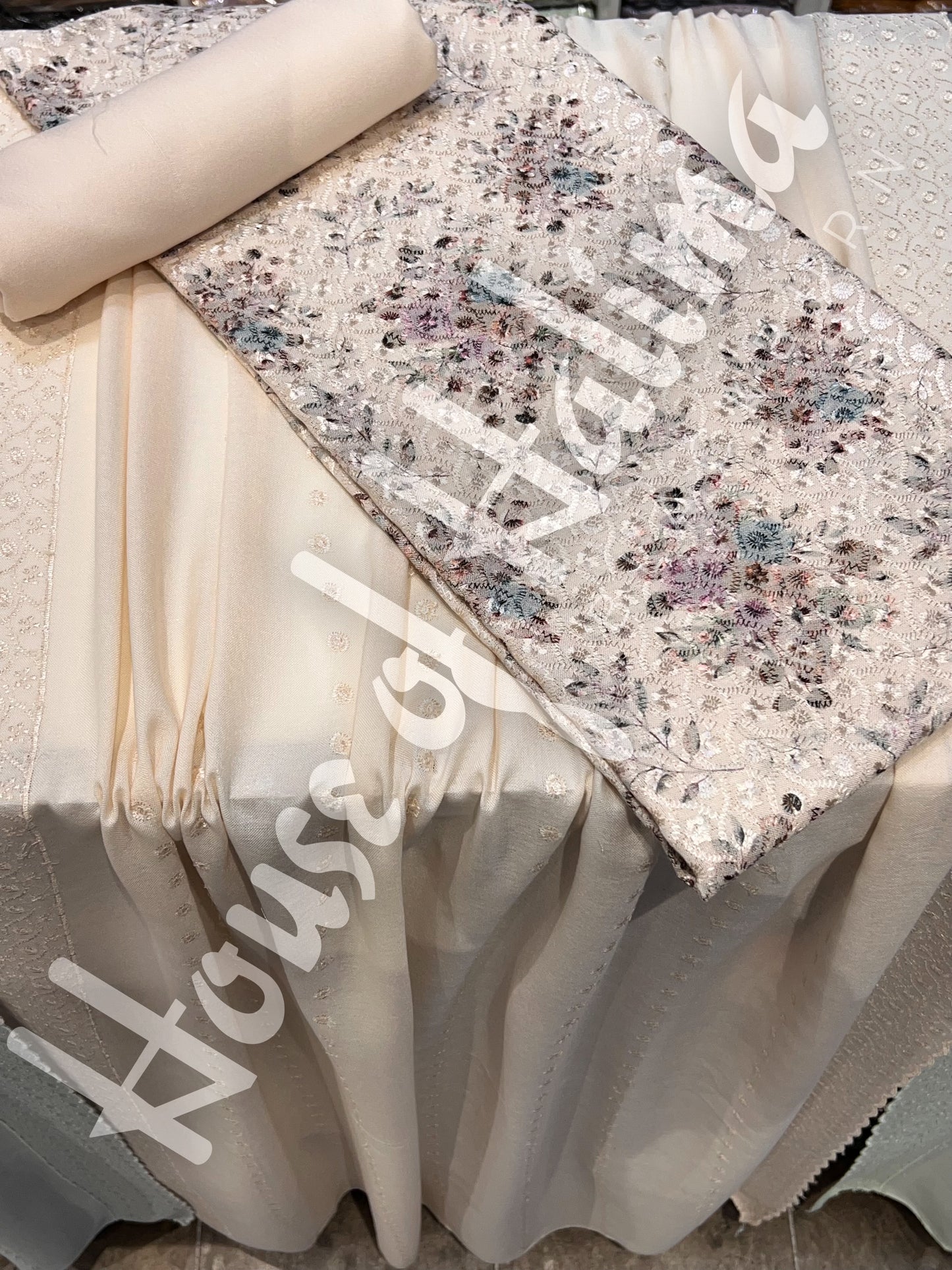 Chikankari pastel alpines 3pcs (D.106)