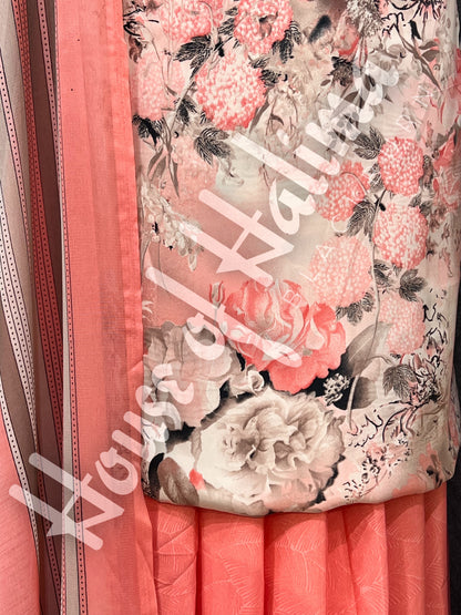 Premium quality french crepe print 3pcs