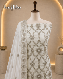 Embellished Georgette 4 Piece Asian Occasionwear Suit