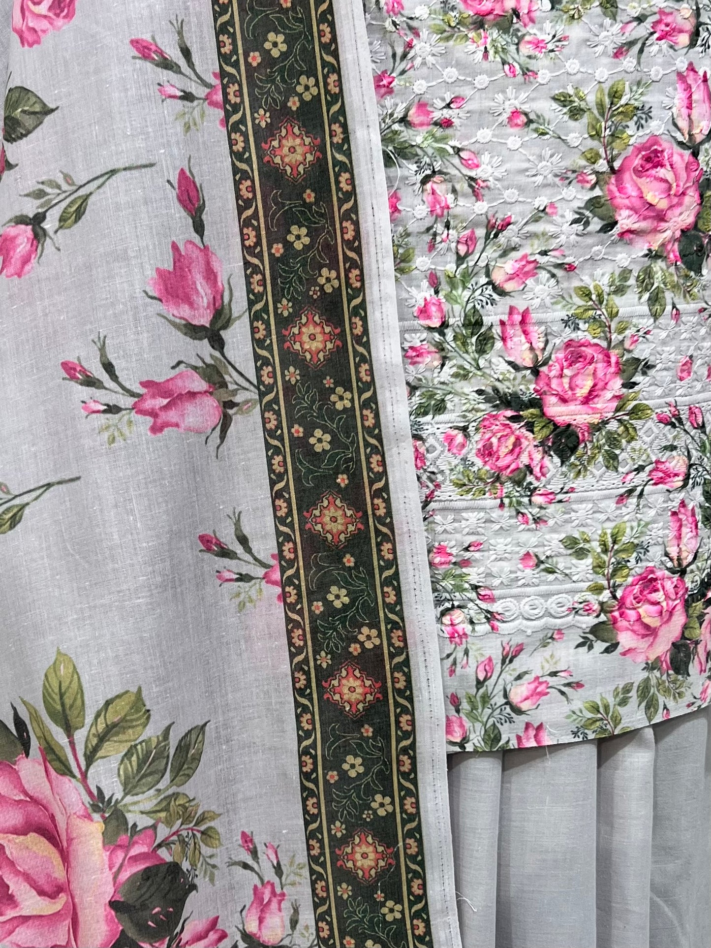 Chikankari cottons 3pcs