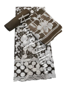 Embroidered cotton 3pcs
