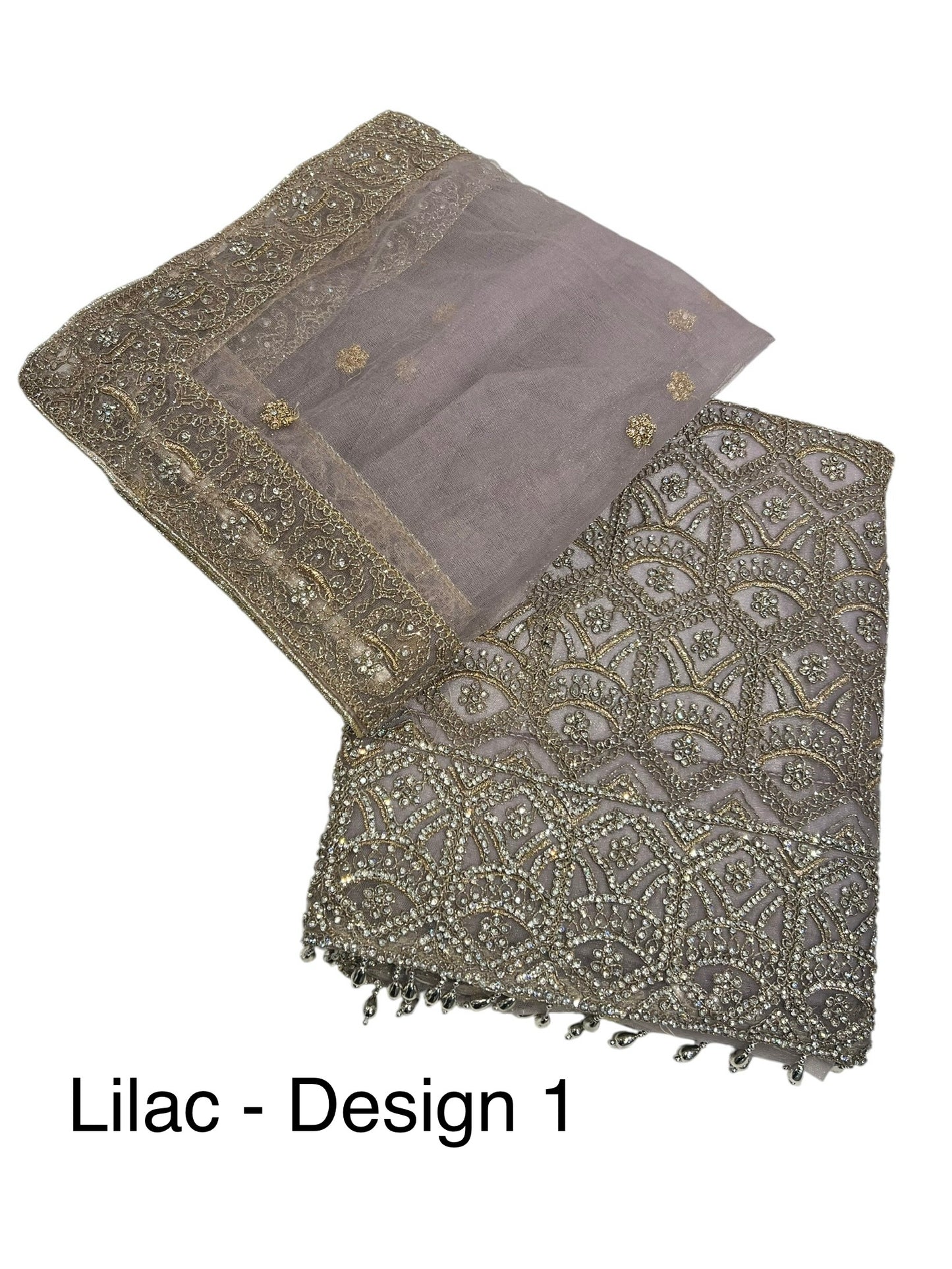 Partywear fancy net 4pcs