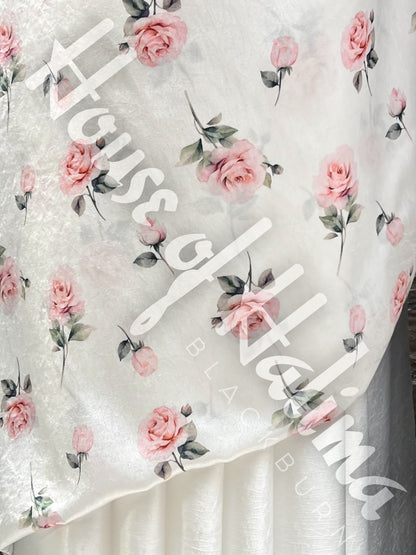 Armani touch satin print 2pcs