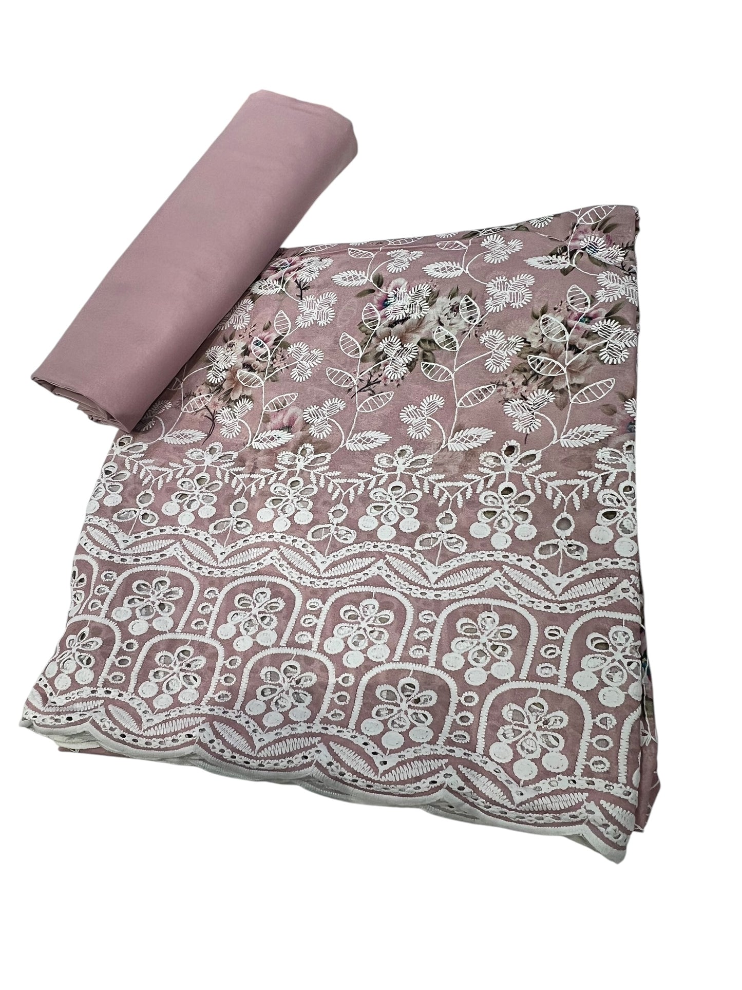 Chikankari cottons 3pcs