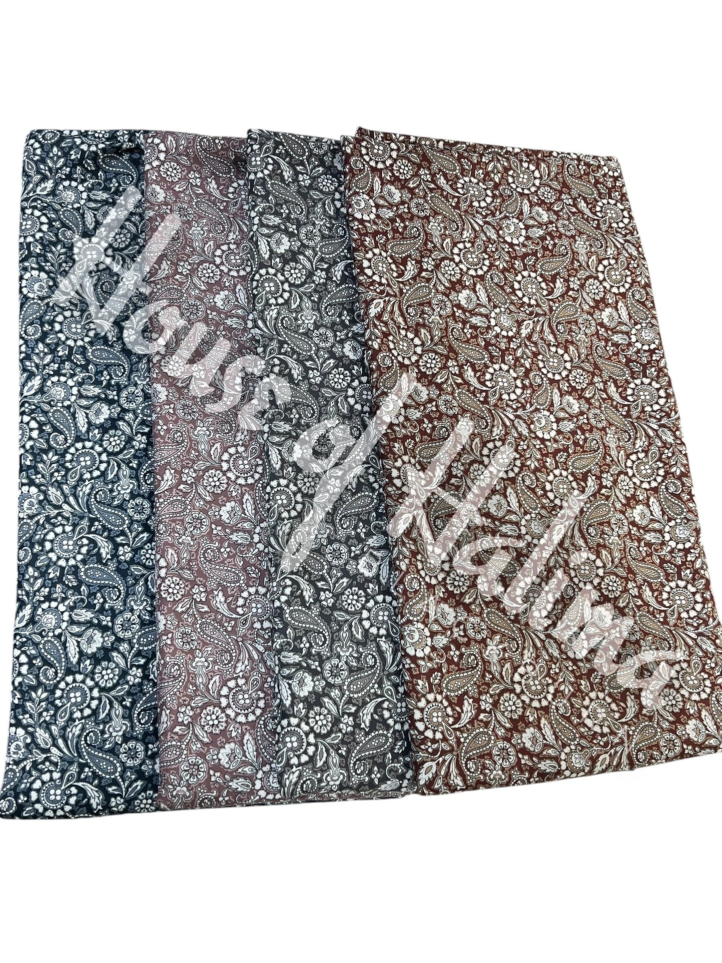 Double georgette print (full print suit)
