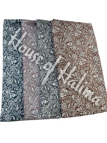 Double georgette print (full print suit)