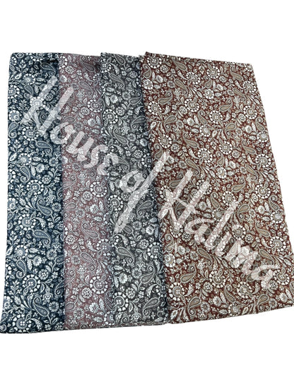 Double georgette print (full print suit)