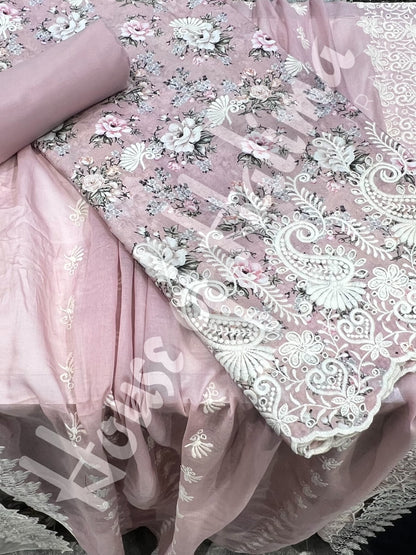 Embroidered cottons 3pcs