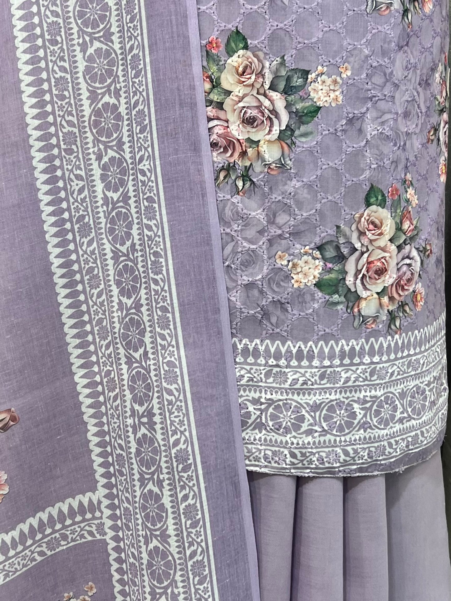 Embroidered cottons 3pcs