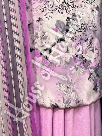 Premium quality french crepe print 3pcs