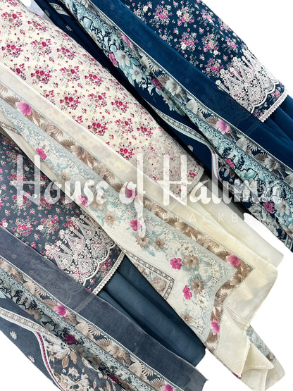 Embroidered cottons 3pcs