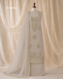 Embroidered Georgette 4 Piece Asian Occasionwear Suit