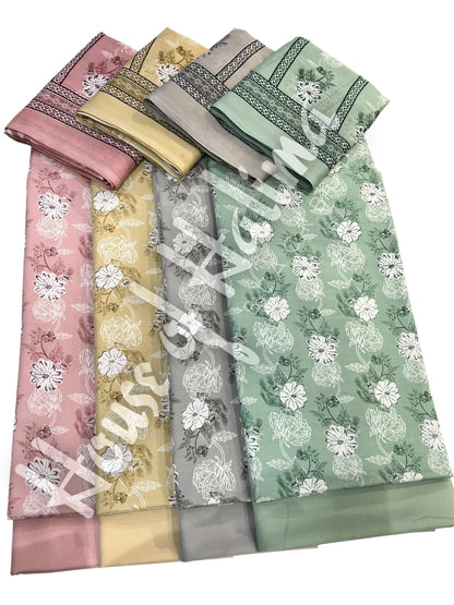 Printed cottons 3pcs