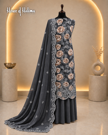 Alpine 3-Piece Floral Embroidered Unstitched Suit