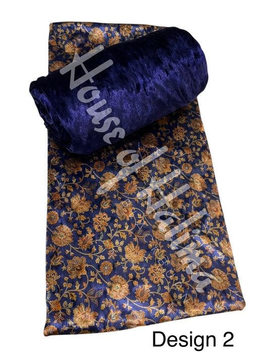 Printed velvet 2pcs (PRV-1)