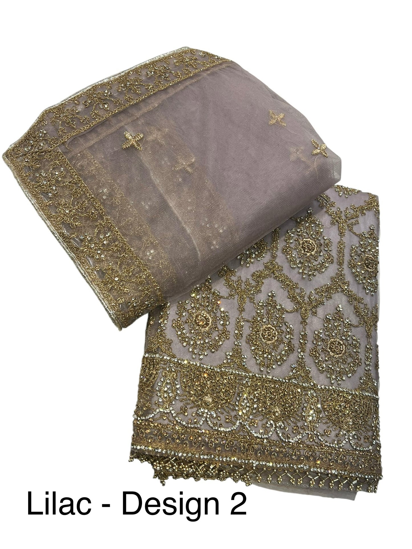 Partywear fancy net 4pcs