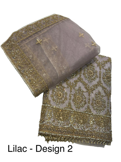 Partywear fancy net 4pcs