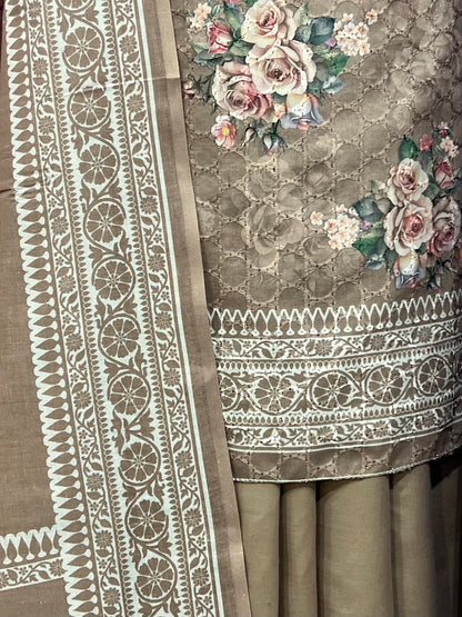 Embroidered cottons 3pcs