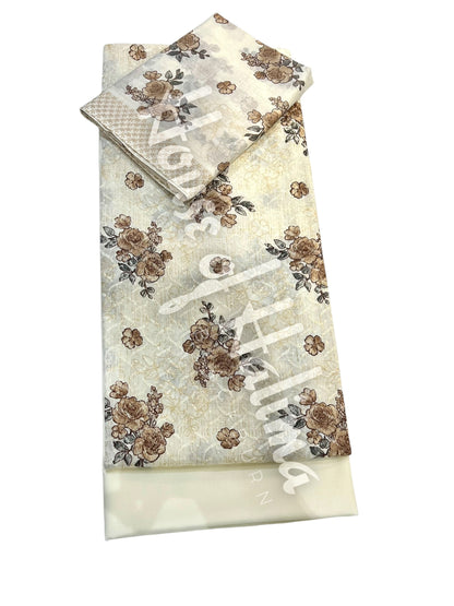 Chikankari cottons 3pcs