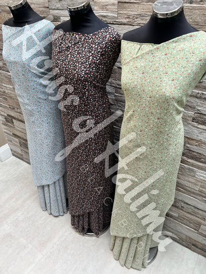 Indonesian georgette print 2pcs
