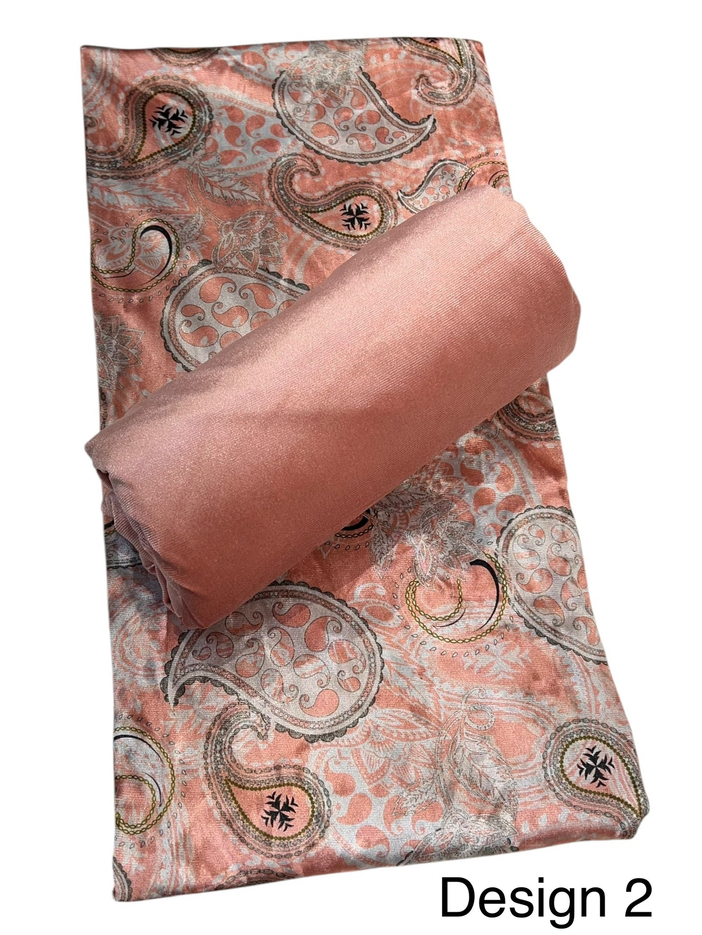 Digital print velvets 2pcs