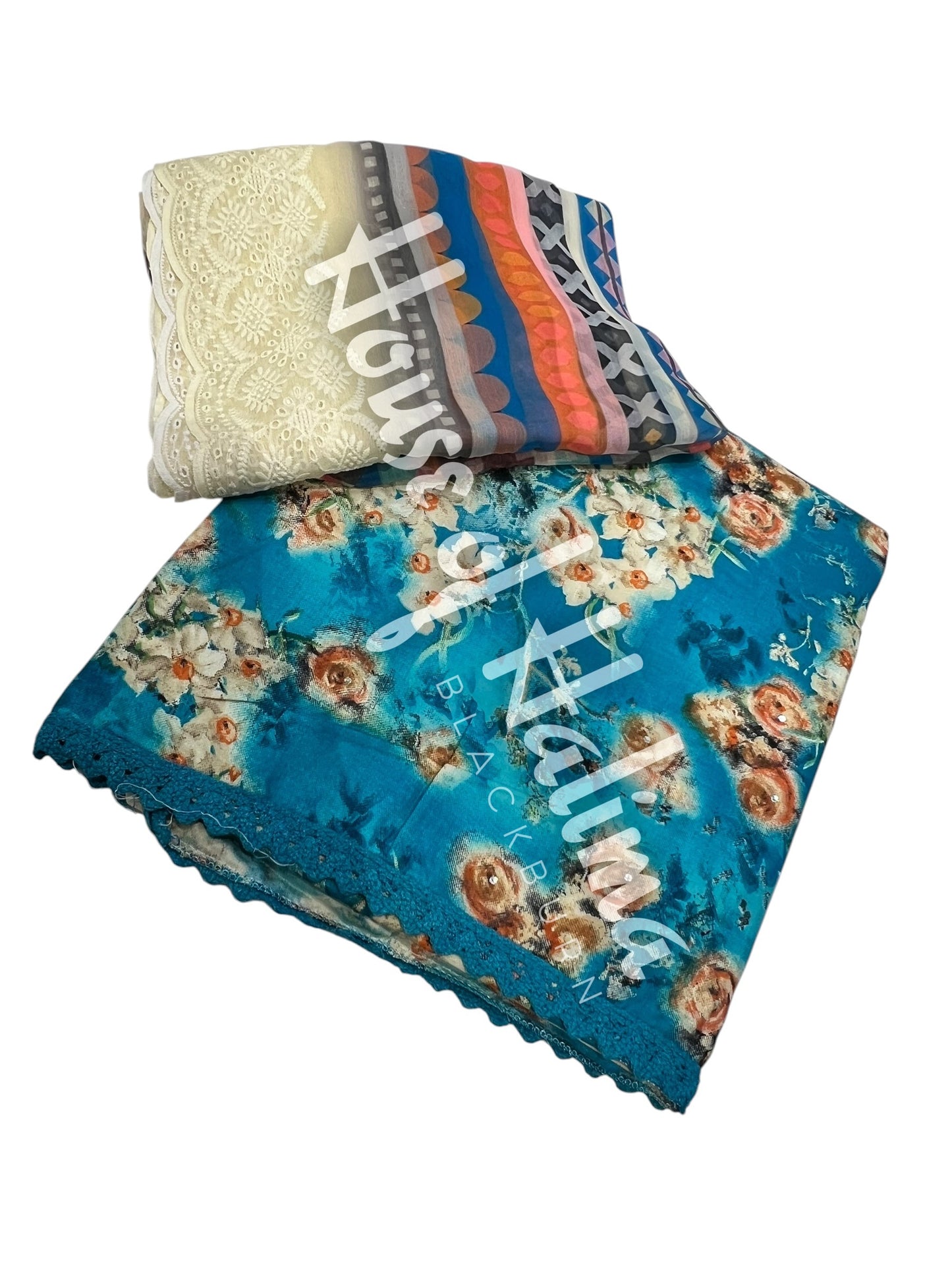 Floral viscose 3pcs