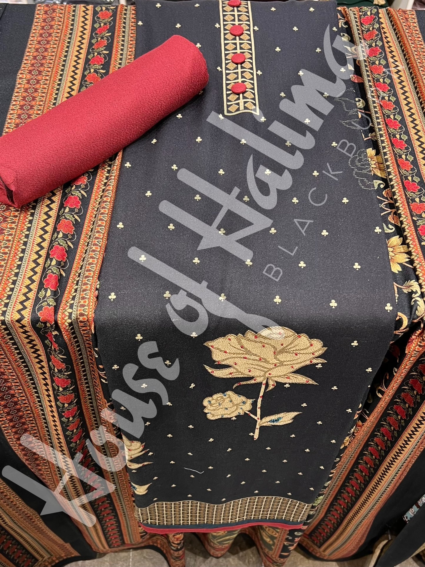 Embroidered alpines 3pcs