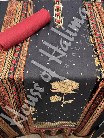 Embroidered alpines 3pcs