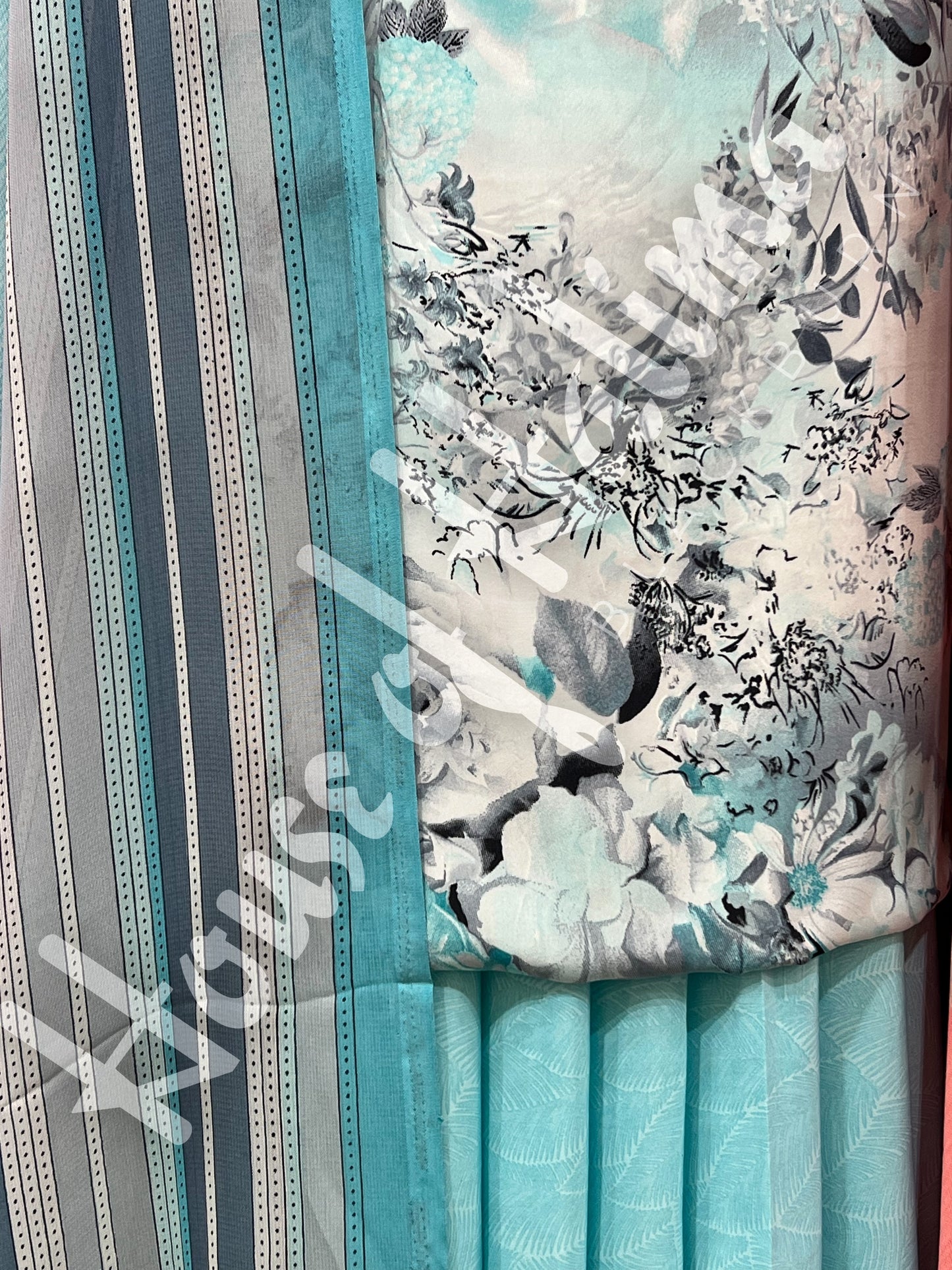 Premium quality french crepe print 3pcs