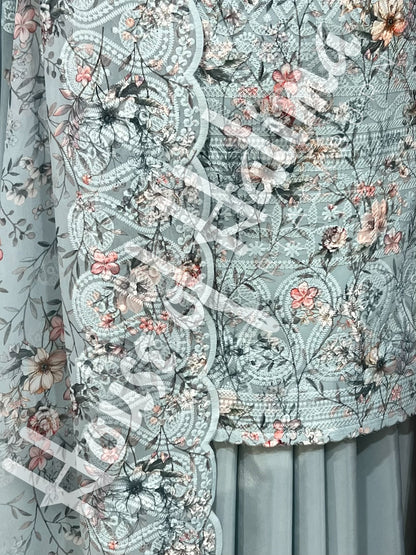 Digital print georgettes 4pcs
