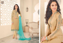 Vishal Plachi Broshia 4 Piece Suit with Embroidered Sleeves and Chiffon Dupatta