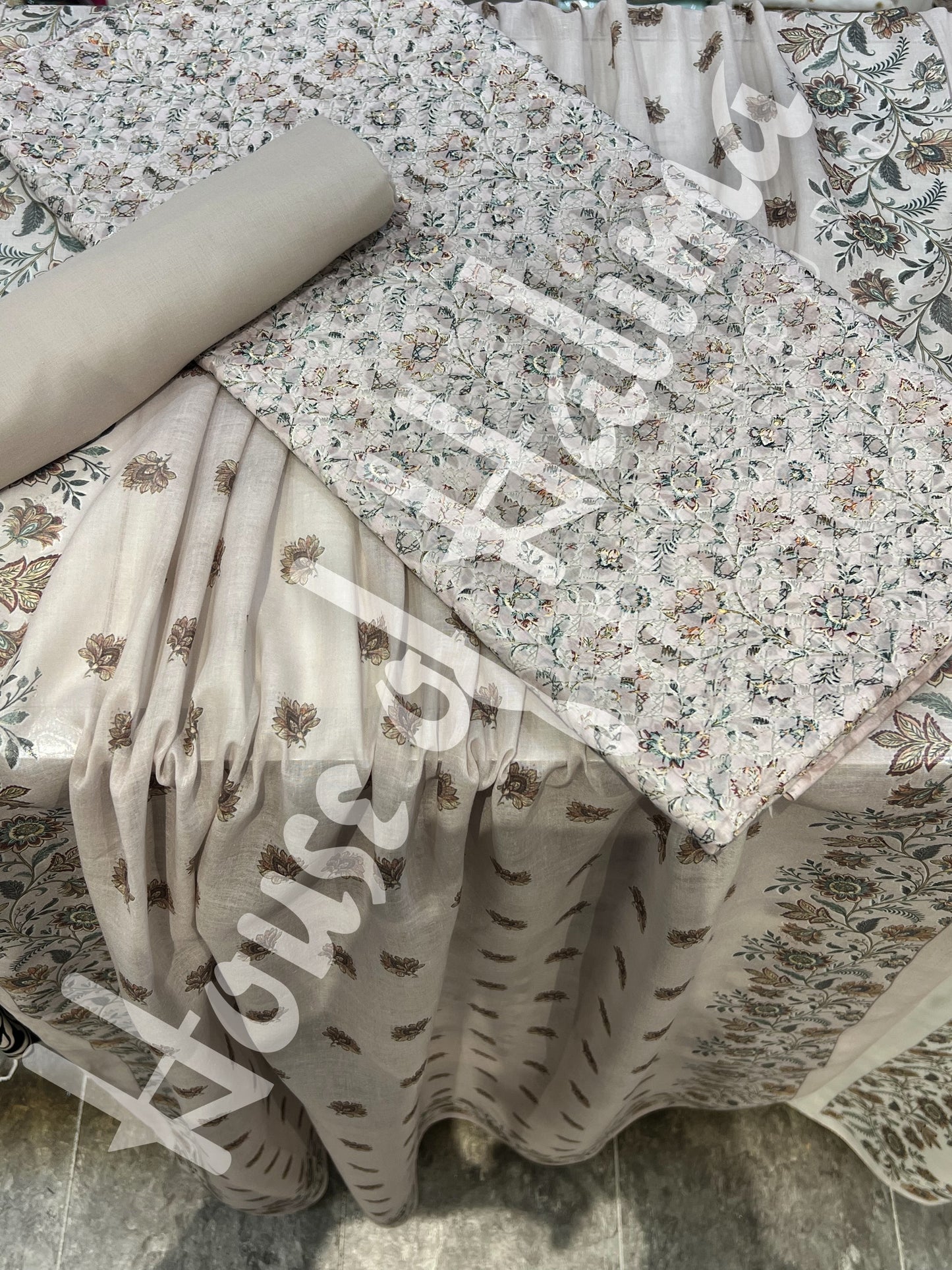 Chikankari cotton 3pcs