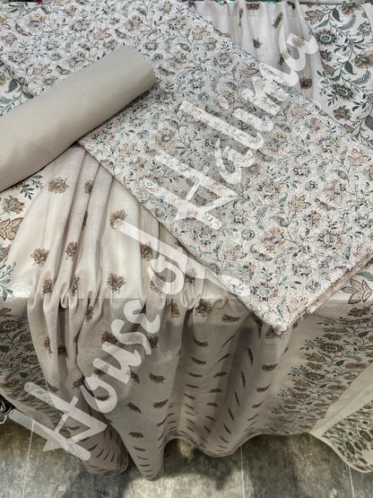 Chikankari cotton 3pcs