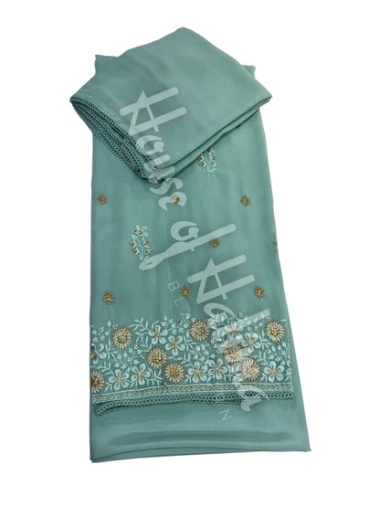 Embroidered georgettes 4pcs (5490)