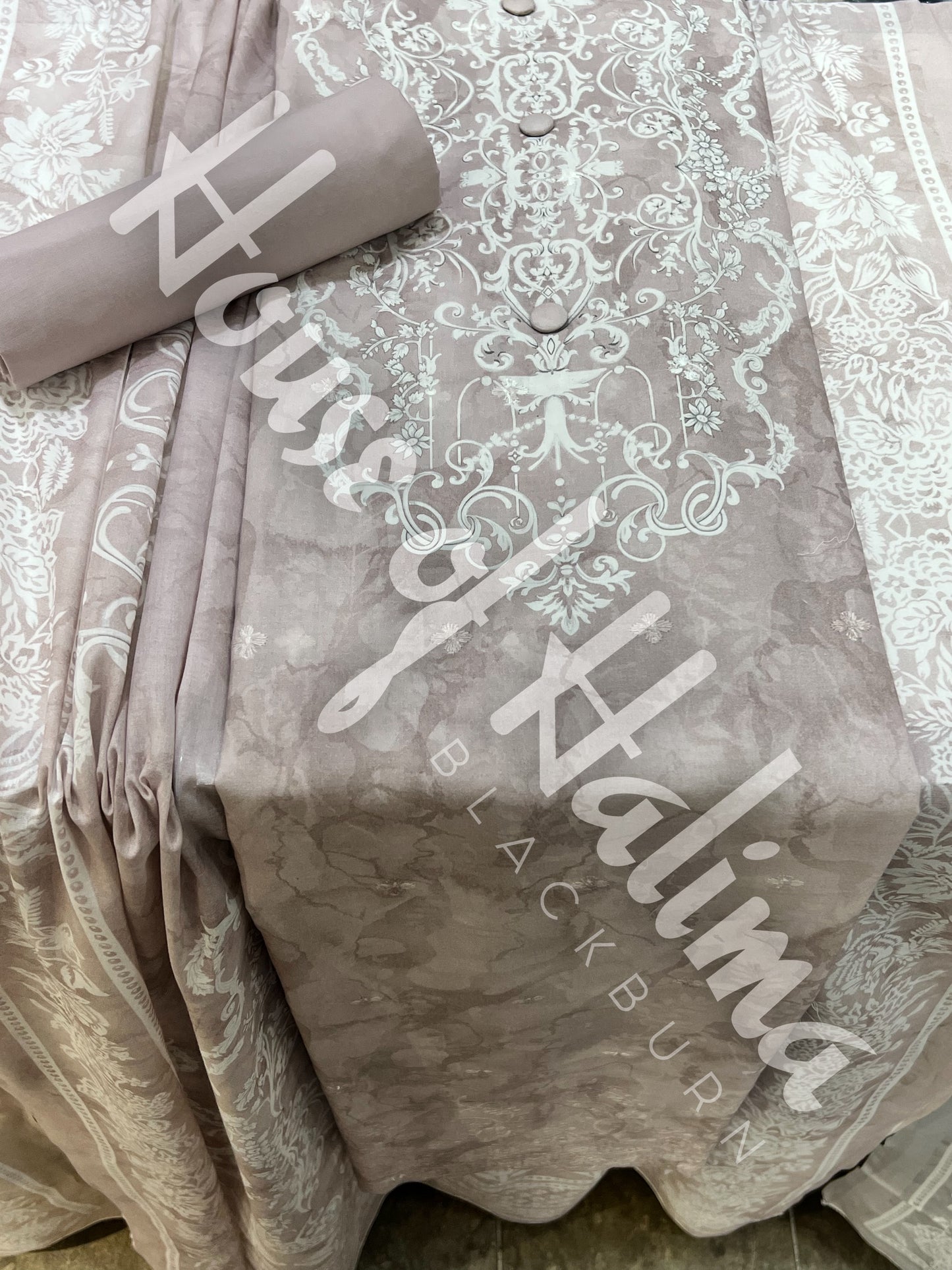 Embroidered cotton 3pcs
